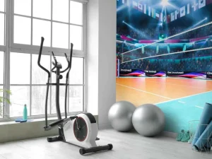 Sale Modern volleybalveld fotobehang Tienerkamer | Sport