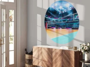 Sale Modern volleybalveld fotobehang Tienerkamer | Sport