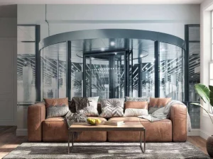 Fashion Moderne draaideur fotobehang Architectuur