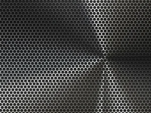 Fashion Moderne metalen achtergrond fotobehang Computerkamer | Kunst & Design