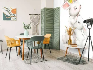 Best Moederliefde bij konijntjes fotobehang Babykamer | Dieren