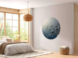 Clearance Molecuul kunstwerk fotobehang Kunst & Design | Architectuur