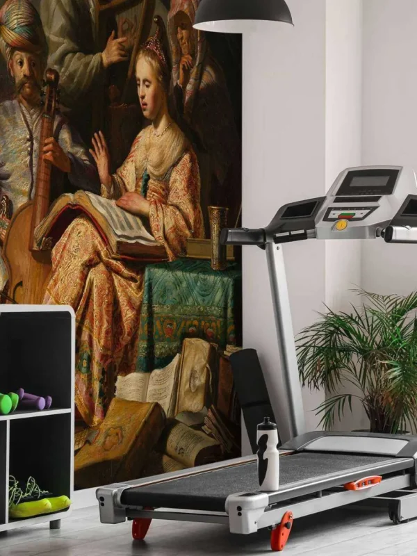 New Musicerend gezelschap fotobehang Kunst & Design