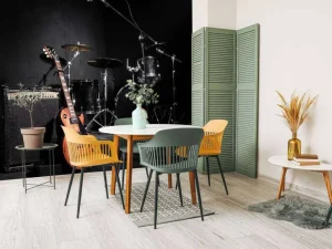 Fashion Muziekinstrumenten van een band fotobehang Tienerkamer