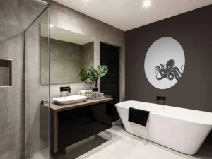 Discount Octopus met een witte achtergrond fotobehang Kinderkamer | Babykamer