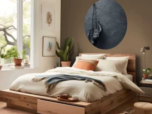 Sale Old school zwarte bokshandschoenen aan een donkere muur fotobehang Tienerkamer | Sport