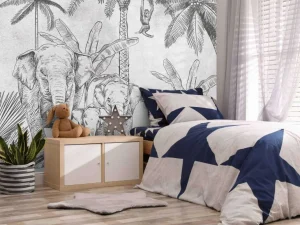 Outlet Olifanten grijs Kinderkamer | Dieren