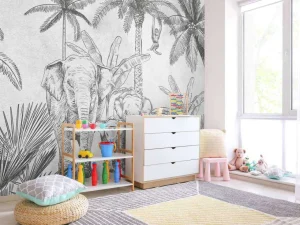 Outlet Olifanten grijs Kinderkamer | Dieren