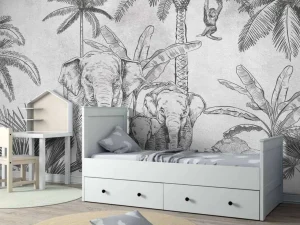 Outlet Olifanten grijs Kinderkamer | Dieren