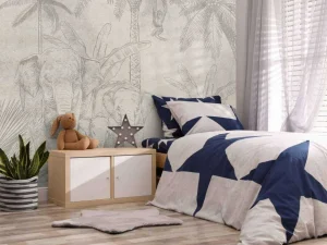 Hot Olifanten groen Kinderkamer | Dieren