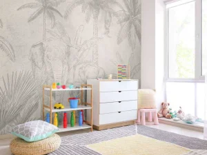 Hot Olifanten groen Kinderkamer | Dieren
