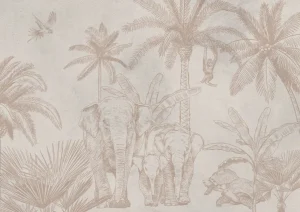 New Olifanten taupe Kinderkamer | Dieren