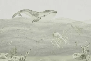 New Onderwater wereld in groen Kinderkamer | Dieren