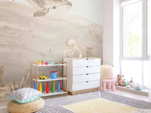 Sale Onderwater wereld in taupe Kinderkamer | Dieren