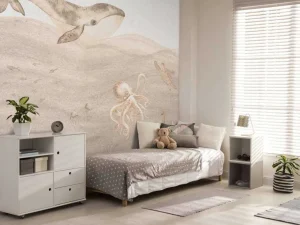 Sale Onderwater wereld in taupe Kinderkamer | Dieren
