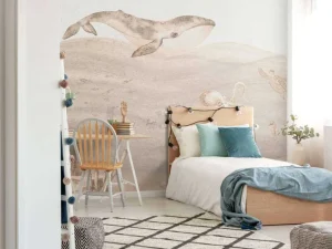 Sale Onderwater wereld in taupe Kinderkamer | Dieren