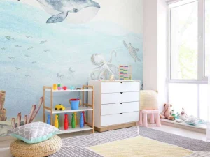 Outlet Onderwaterwereld met een walvis Kinderkamer | Dieren