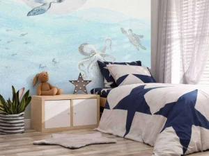 Outlet Onderwaterwereld met een walvis Kinderkamer | Dieren