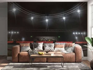 New Openlucht MMA arena fotobehang Tienerkamer | Sport