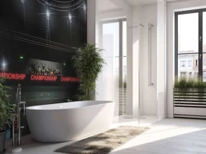 New Openlucht MMA arena fotobehang Tienerkamer | Sport