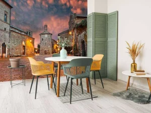Discount Oud gezellig Italiaans dorpje genaamd Sovana fotobehang Architectuur