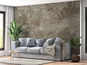 New Oude betonnen muur fotobehang Gang | Oppervlakten
