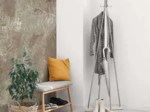 New Oude betonnen muur fotobehang Gang | Oppervlakten
