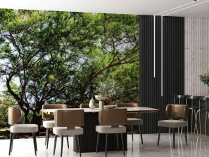 Best Oude Boom in Jungle fotobehang Bloemen