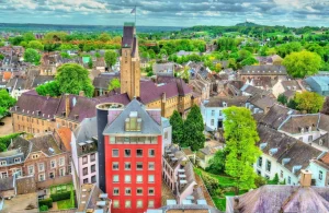 Outlet Oude gedeelte van Maastricht fotobehang Architectuur