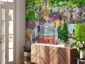 Outlet Oude gedeelte van Maastricht fotobehang Architectuur
