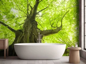 Best Oude Groene Boom tijdens Zonnige Dag fotobehang Bloemen