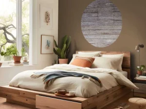 Online Oude houten planken fotobehang Hobbykamer | Gang