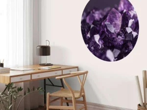 Clearance Paarse kristallen fotobehang Keuken | Gang