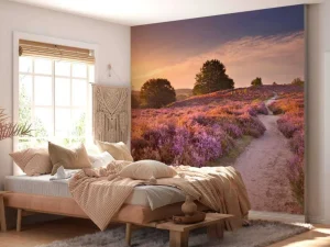 New Pad met veel bloemen fotobehang Bloemen