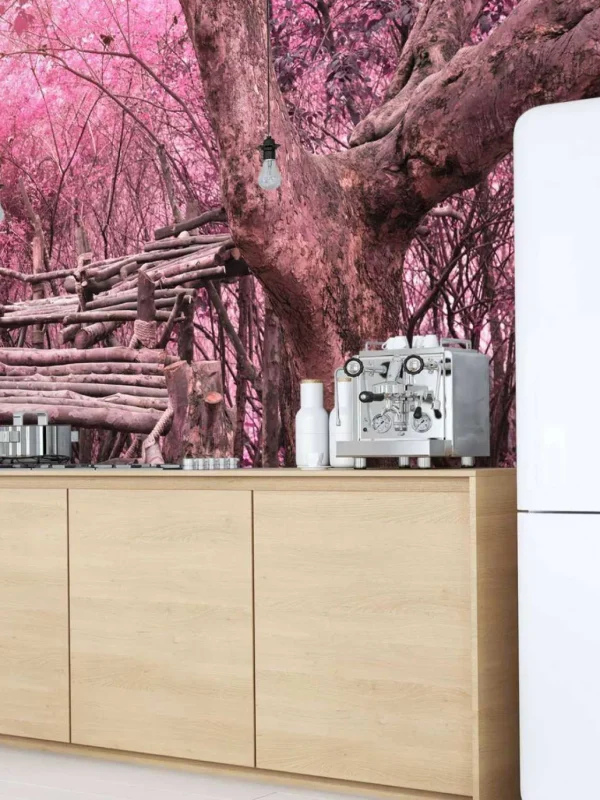 Outlet Panda eet bamboe fotobehang Dieren