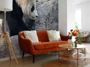 Discount Panda in een dierentuin fotobehang Dieren