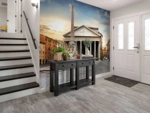 Discount Pantheon in Rome bij zonsondergang fotobehang Architectuur