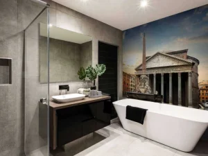 Discount Pantheon in Rome bij zonsondergang fotobehang Architectuur
