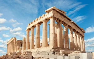 Best Parthenon op de Akropolis fotobehang Architectuur