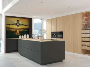 Discount Passagiersvliegtuig stijgt op bij zonsondergang fotobehang Tienerkamer | Transport