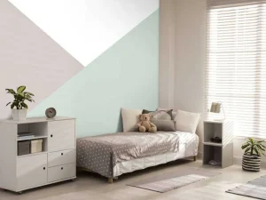 Outlet Pastelkleurige driehoeken Kinderkamer