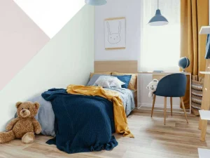 Outlet Pastelkleurige driehoeken Kinderkamer