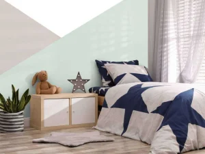 Outlet Pastelkleurige driehoeken Kinderkamer