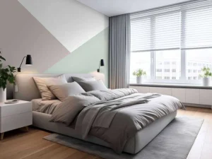 Outlet Pastelkleurige driehoeken Kinderkamer