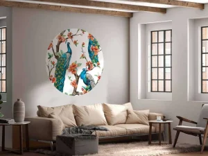 Sale Pauwen print fotobehang Dieren