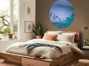 Hot Pinguïns glijden van een helling af fotobehang Dieren