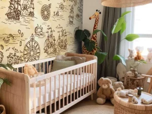 New Piratenkaart fotobehang Kinderkamer | Babykamer