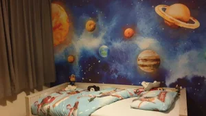 Fashion Planeten in de ruimte Kinderkamer