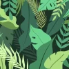 Discount Planten en bladeren Kinderkamer