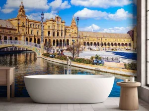 Best Plaza de España fotobehang Architectuur